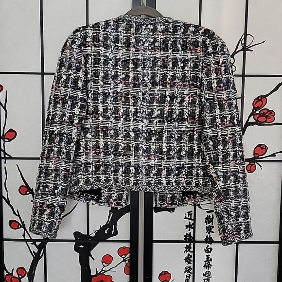 Edward Achour Paris Cropped Tweed Jacket - Picture 8 of 16